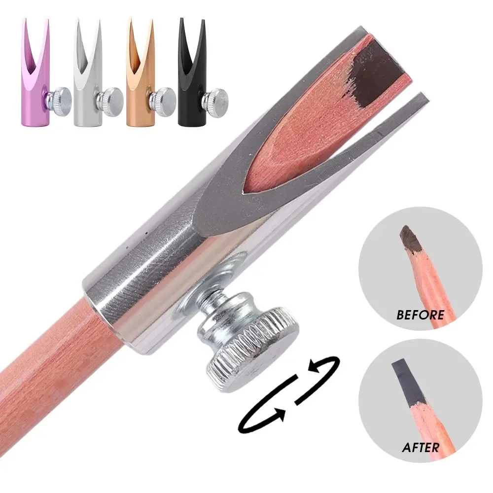 Eyebrow Pen Sharpening Set Waterproof Wild Wooden Eyebrow Tattoo Makeup Microblading Pencil Enhancer Sharpener Tool eyebrow pen sharpening set