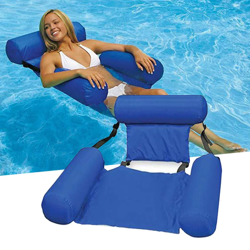 Inflatable Mattresses Water Swimming Pool Accessories Hammock Lounge Chairs Pool Float Water Sports Toys Float Mat Pool Toys blue gaming chair with footrest ergonomic gamer chair office computer gaming chairs e sports racing game chair