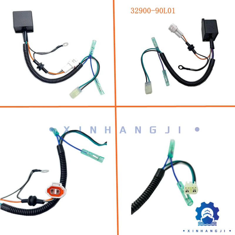 

32900-90L01 UNIT,CDI with plug For Suzuki Outboard Motor 9.9/15HP 2-stroke (after 2013)，32900-90L10，32900-90L11，