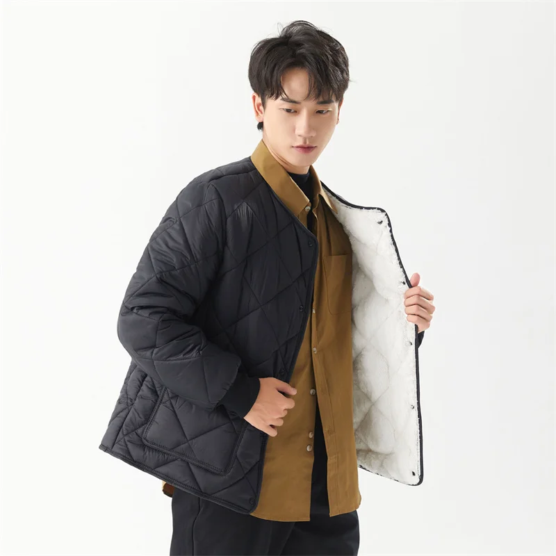 2023 Winter Cotton-padded Clothes For Women Plus Fleece Thickening Fat Increase Cotton-Padded Jacket For Women Coat Cotton Top