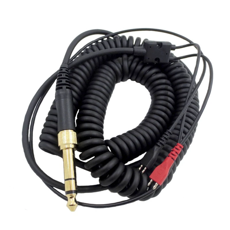 Hot 3C Coiled Headphone Cable with 3.5MM and 6.5MM Plug Replacement