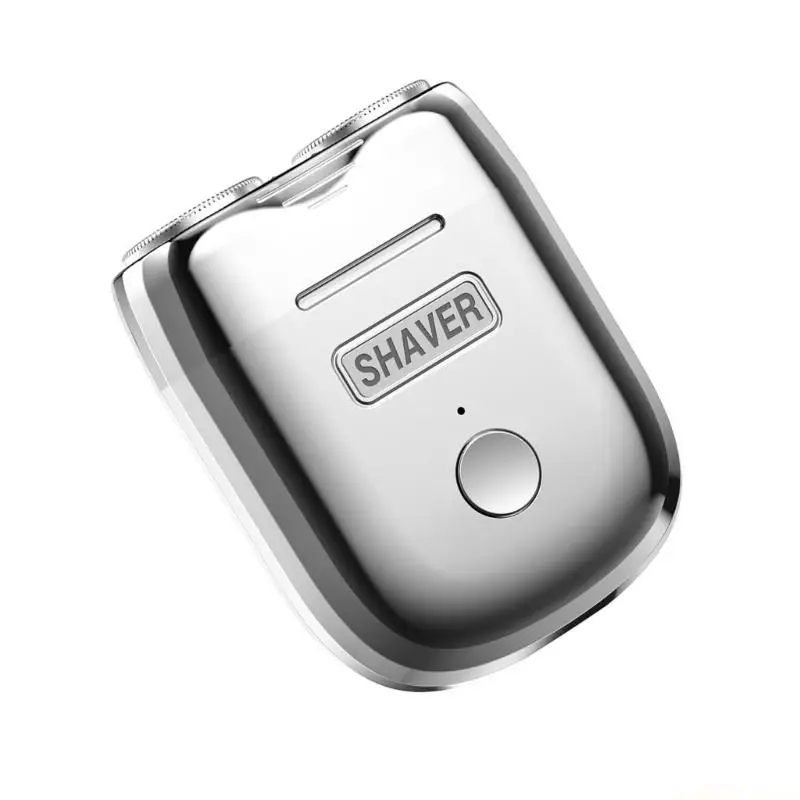 D0AB 남성용 전기 면도기 얼굴 및 구레나룻 트리밍 더블 헤드 수염 트리머