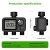 2025th Newest Eshico HCT-M08 3-Outlet Water Timer Automatic/ Manual/ Rain Delay Sprinkler 3P Watering System 3 Zone Garden Tool 6