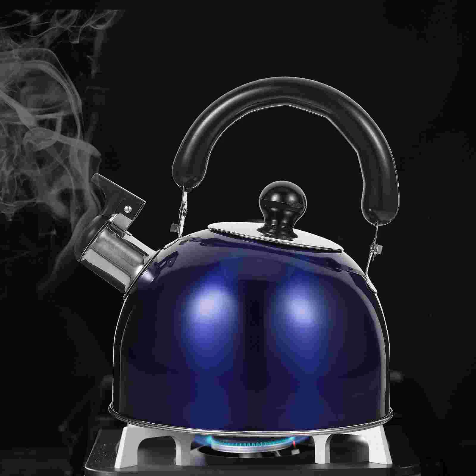 

Whistling Tea Kettle Ergonomic Handle Stainless Steel Teapot for Stovetop