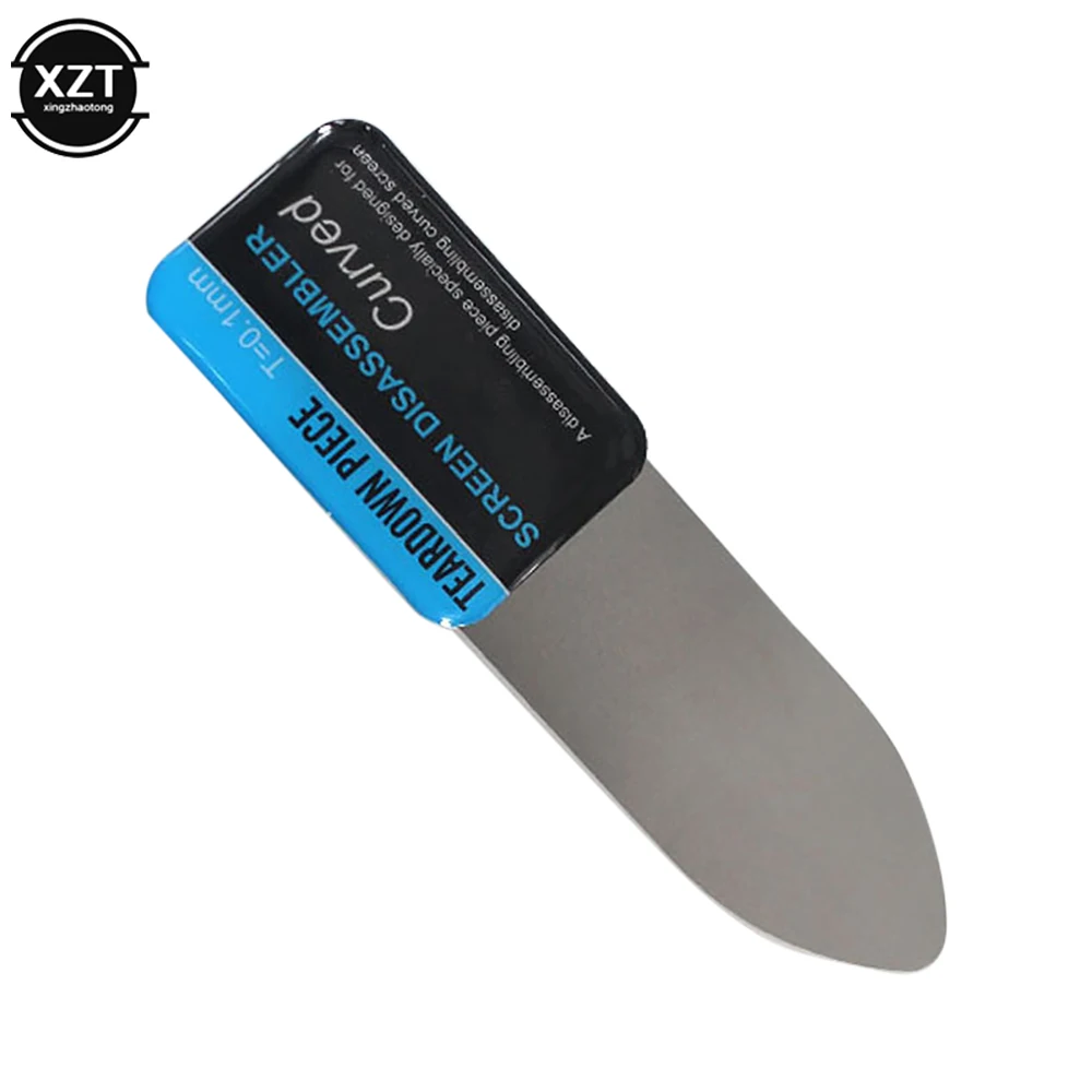 Mobile Phone Curved LCD Screen Teardown Spudger 1 Piece Stainless Steel Metal Ultra-thin Smart Phone Pry Card Repair Tool