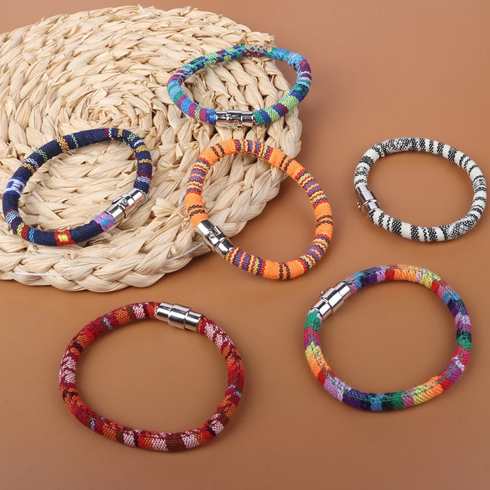 Vintage Bohemian Handmade Multilayer Colorful Rope Bracelets - Temu