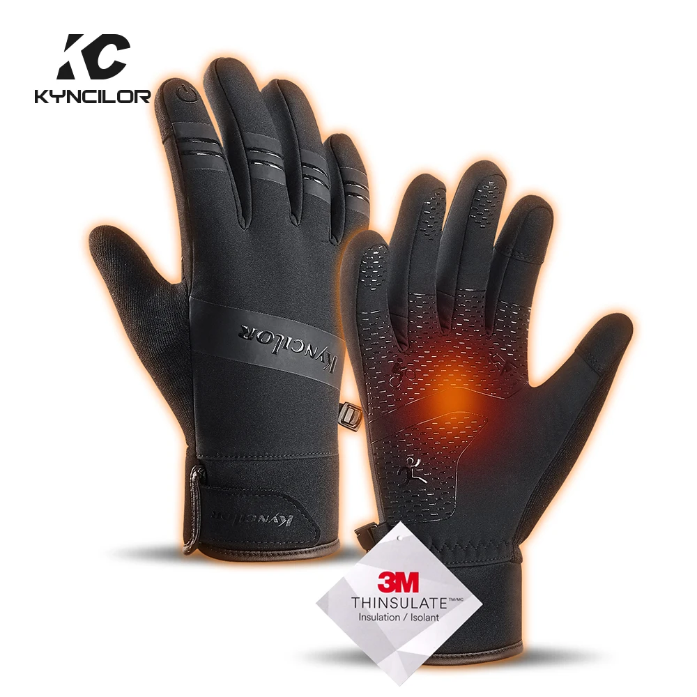 Guantes de ciclismo antideslizantes para mujer, guantes deportivos de dedo completo para pantalla táctil, pesca, esquí, ciclismo, Snowboard