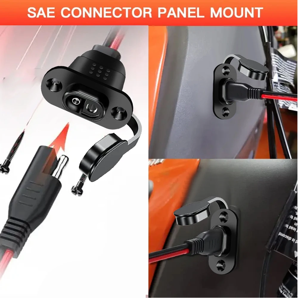 1/2Sets SAE Schnell Stecker Kabelbaum SAE Adapter Stecker auf Buchse Kabel 12AWG SAE Verlängerung Kabel Wasserdicht für Ladegerät – Detail 10