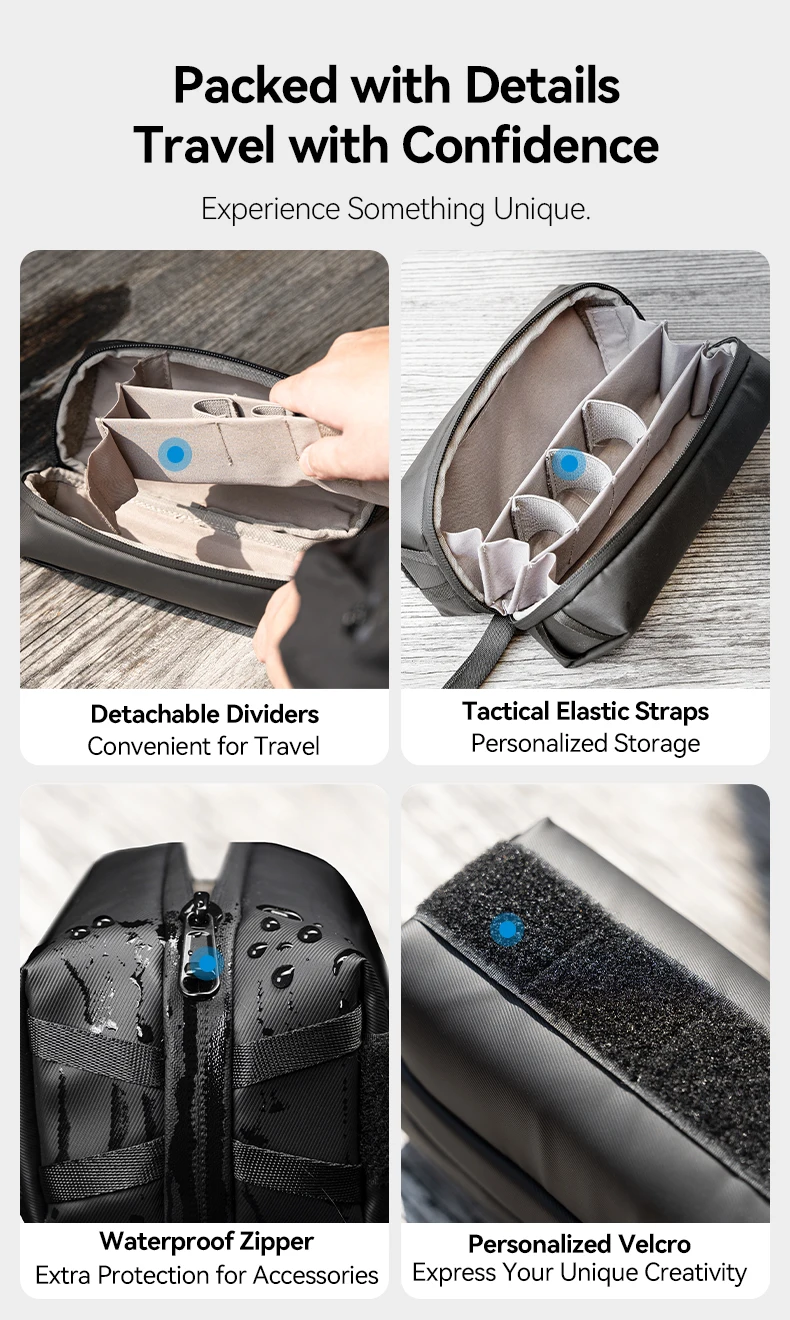 Universal Portable Storage Bag For DJI OSMO Action Pocket 3 Waterproof Anti-fall