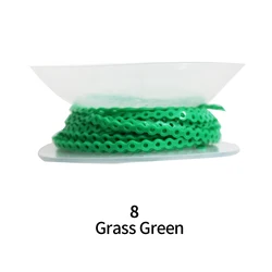 Extra - Long 15 - Foot Elastic Power Chain in 48 Vibrant Colors (Grass Green 8)