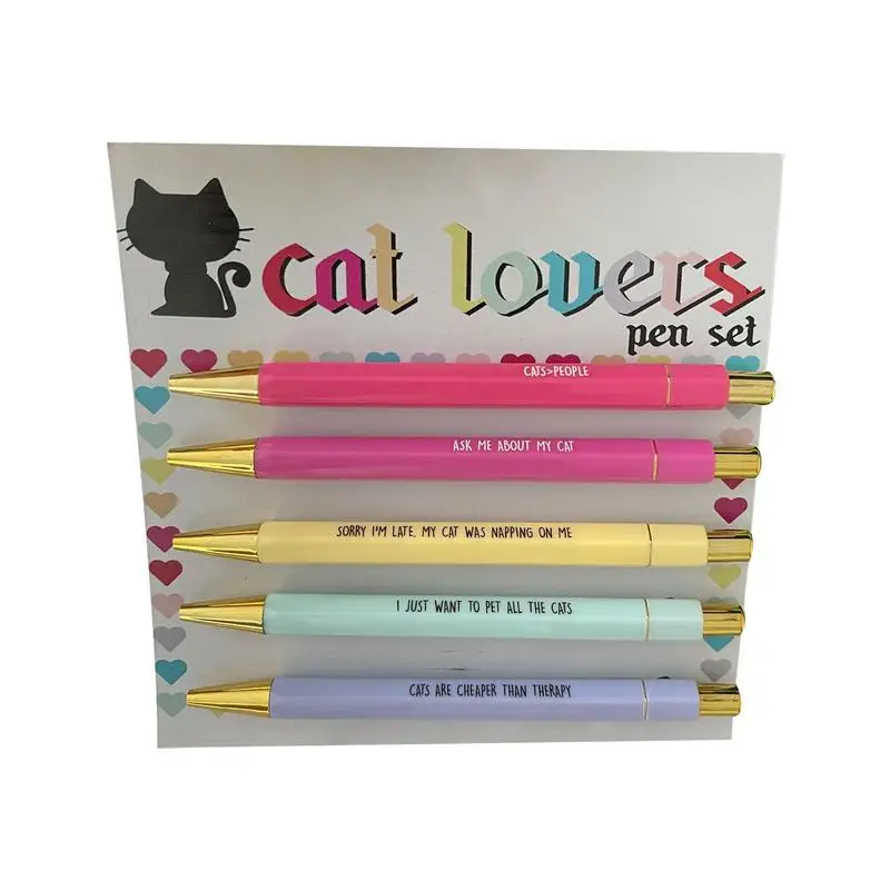 

Искусственные для работы, забавные рабочие ручки, Вдохновляющие ручки, набор гладких письменных ручек для школы, шариковая ручка, школьные принадлежности, 5 шт.