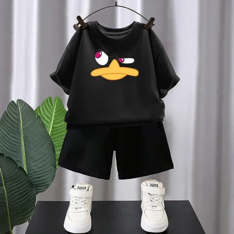 2025 New Boys Cotton T-shirts 4-12T Cartoon Printed Tops Girls Tees Summer Short Sleeve Children Tops High Quality Kids Clothes 3