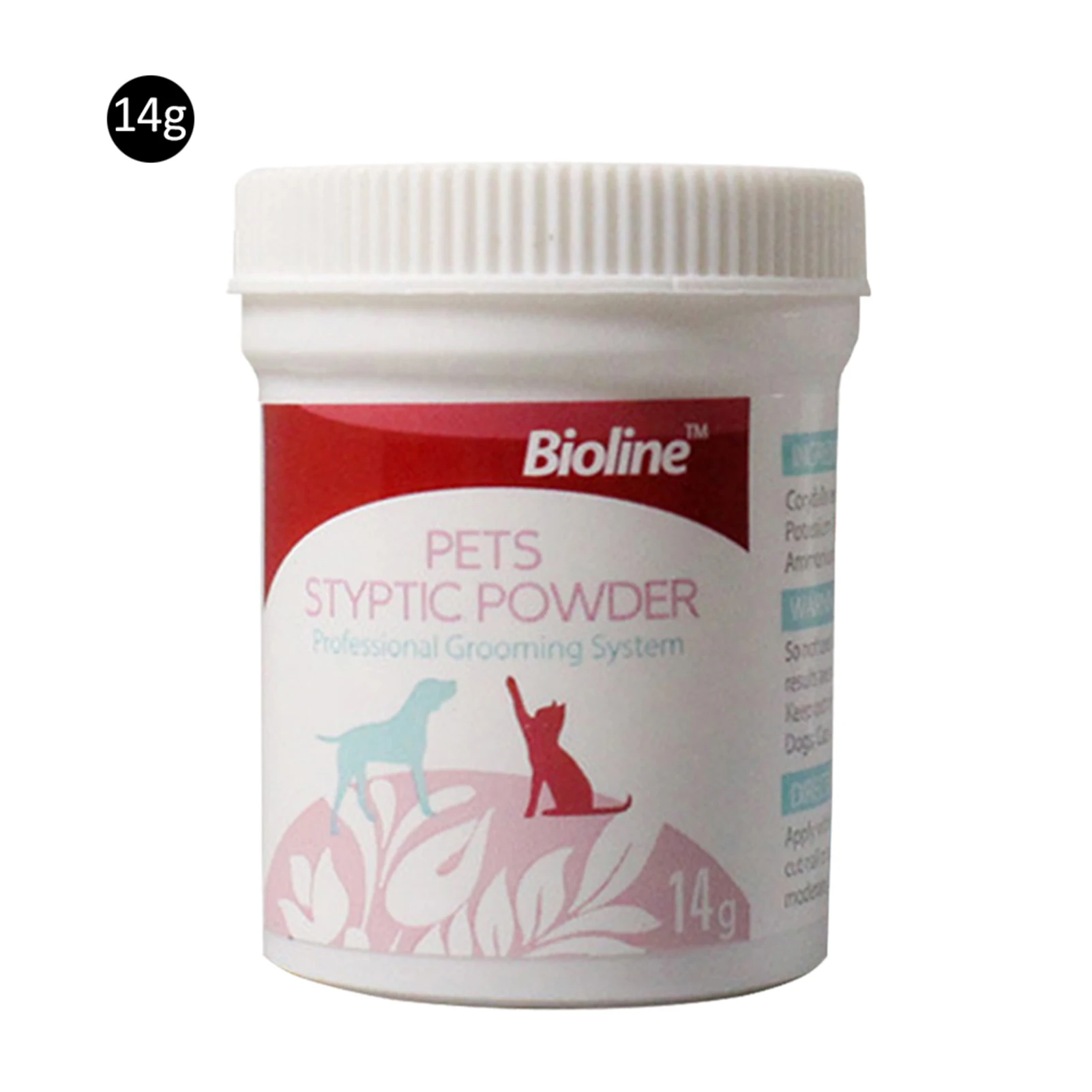 

14g Pet Professional Hemostatic Powder Pet Wound Healing Powder For Cats Dogs Pet Care Broken Injury Hemostasis Medical Supplies