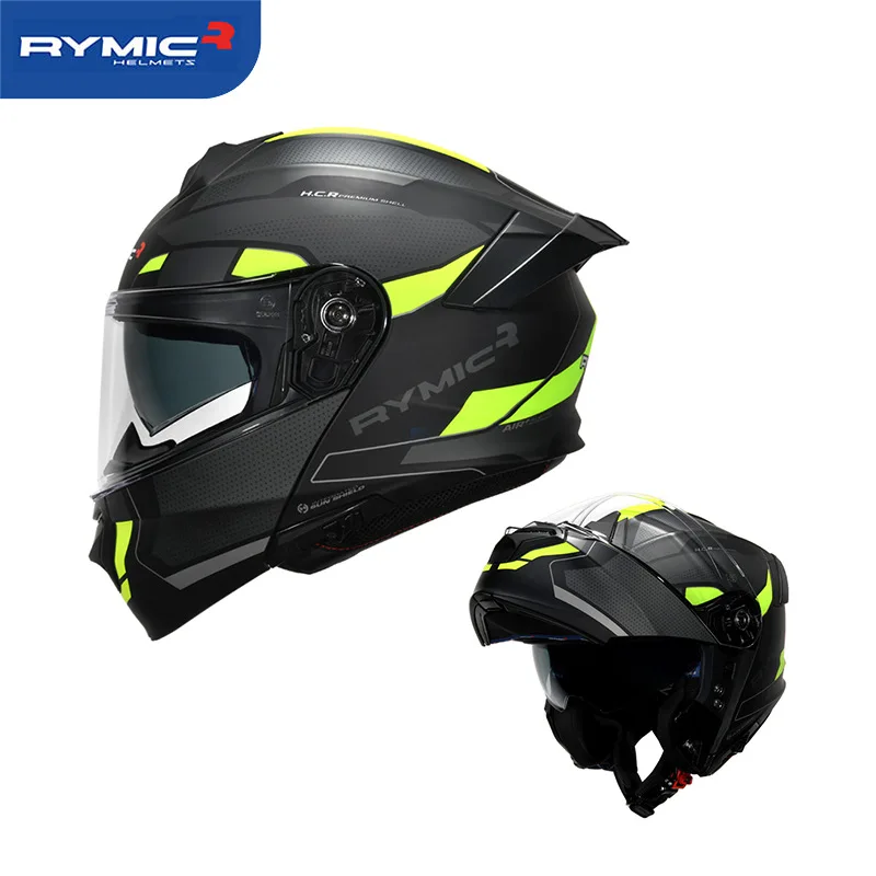 

Multi-Sports Motorcycle Helmet High-Streng Impact-Resistant Safety Riding Motocross Sun Visor Anti-Glare Flip Up Capacete Moto