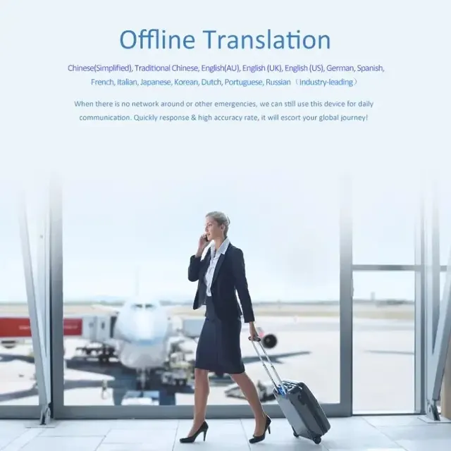 HONGTOP Translation Camera Device T11 Real-Time Smart Voice Photo Translator 1500mA 138 Languages Portable Text Voice Translator 2