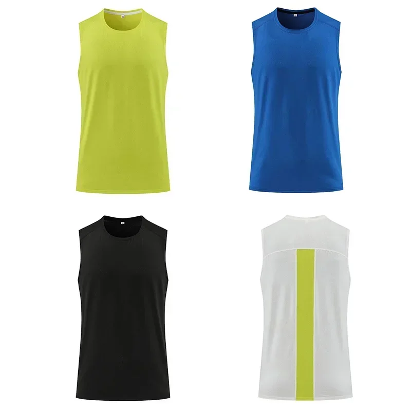 Men Quick Dry Running Vest Fitness Training Street Style Muscle Workout Gym Fittness Tank Top Basketball Drill Shirt Jersey