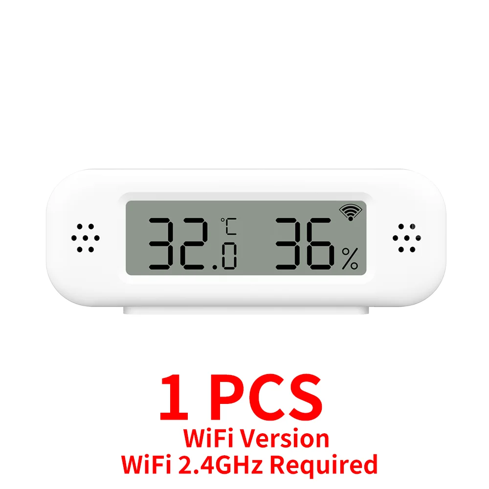 Tuya Zigbee 3.0 WiFi Temperature Humidity For Smart Home Thermometer Hygrometer APP Remote Work with Google Home Yandex Alexa