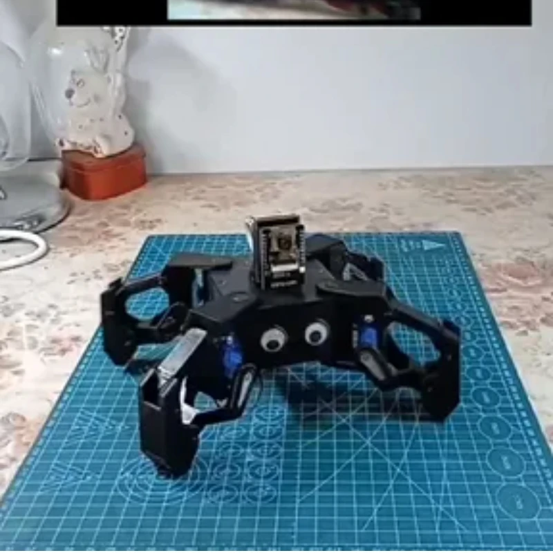 SG90 4 Dof Robot Spider with Camera Video for Arduino Robot DIY Kit ESP32-CAM Robot ESP8266 Open Source Code Programmable Kit