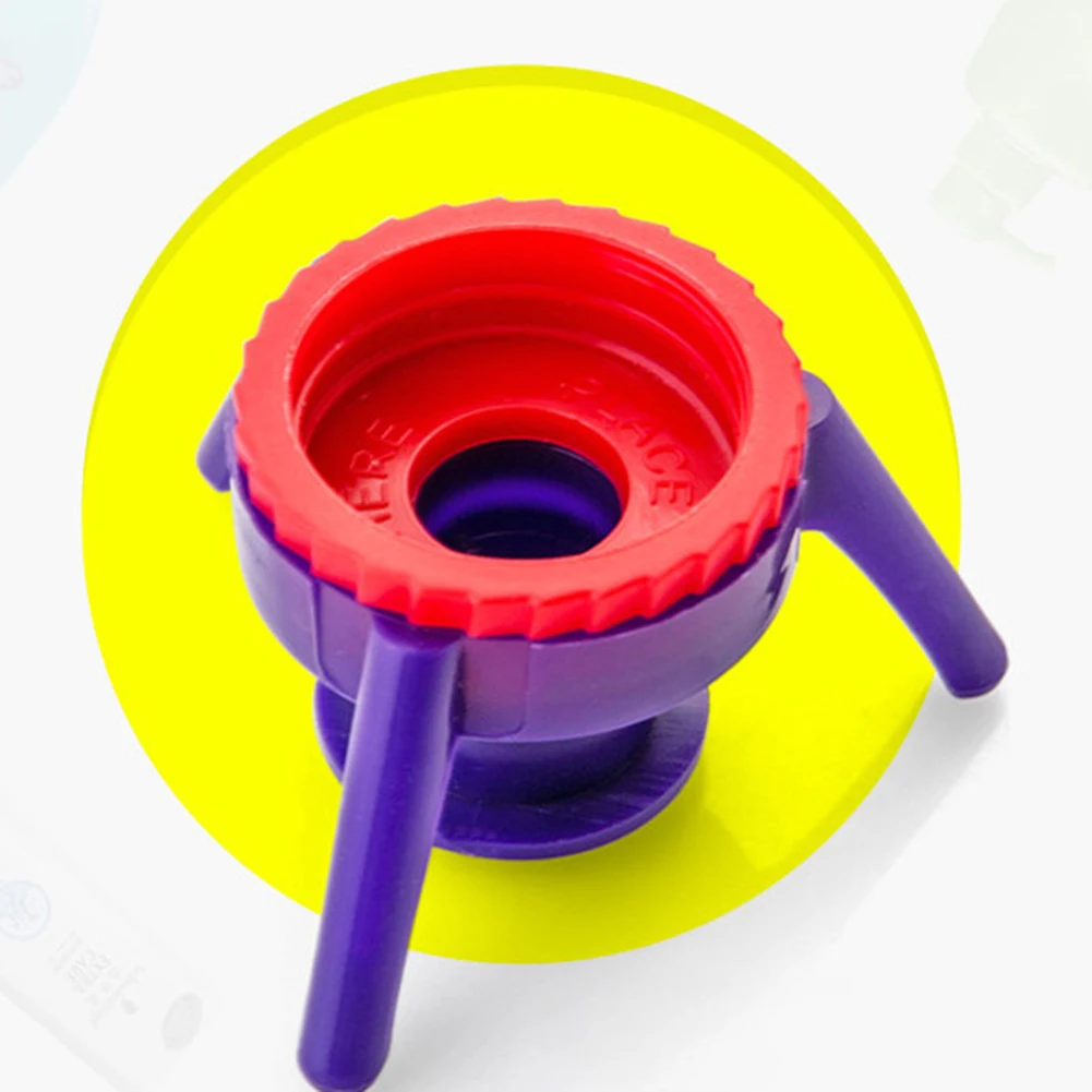 6Pcs Bottle Emptying Flip Kit Bottle Holder BPA Free Liquid Emptying Kit Upside Down Dispenser Cap for Bathroom