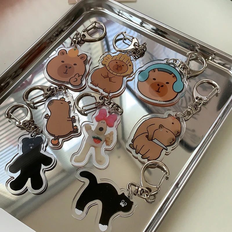 Брелок для ключей женский акриловый