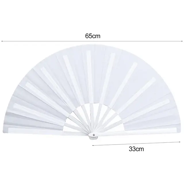 Kínai Összecsukható Ventilátor Egyszínű, Kényelmes, Sima Nyílás Bezárása Tai Chi Rajongó Elegáns Klasszikus Színpadi Tánc Kiegészítő - Image 6