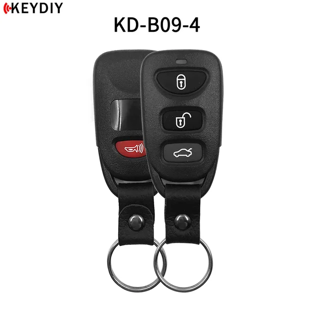 10pcs KEYDIY KD B09 กุญแจรถ 3/4 ปุ่ม Universal Remote กุญแจรถสําหรับ KD900 KD900 + URG200 KD-X2 B Series กุญแจรถ 5