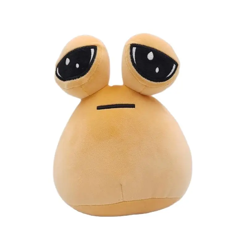 22Cm Pou Plush Cartoon Alien Toy Kawaii Stuffed Animal Doll Hot Game Anime Game The Maw Pou Plush Toys Figure Gifts For Fans naruto weapon 22cm dontō kabutowari akebino jinin seven swords ninja of the mist katana sword samurai anime for kids gifts toys