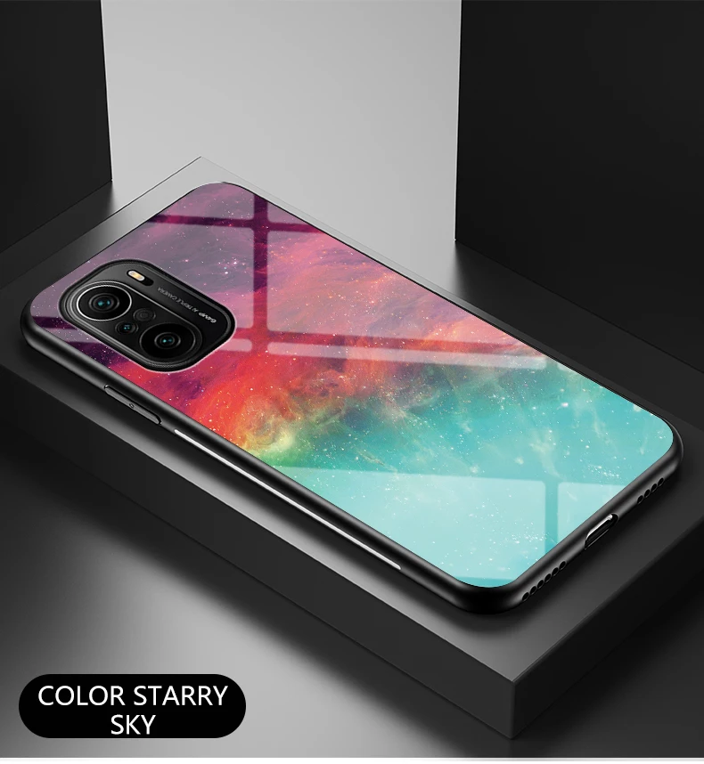 Poco X3 NFC X4 Pro Custodia DECLAREYAO Custodia rigida in vetro per Xiaomi Poco F4 GT F3 F2 Pro M3 M4 Custodia Cornice in silicone Ultra sottile_voghion.com