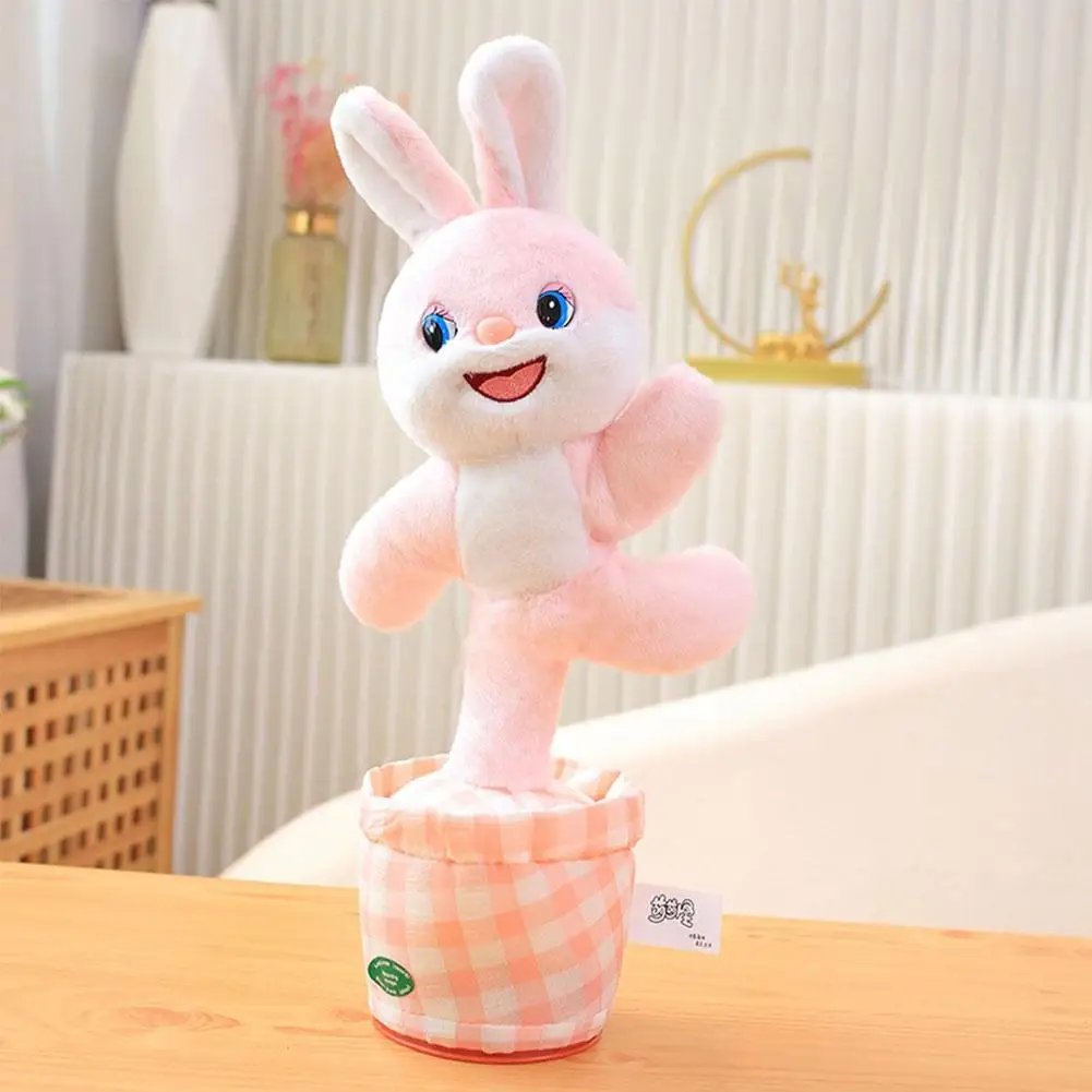 Cute Dancing Animal Plush Toy Twist The Body With Music Early Education Speaking Musical Toy Repeats Kids Talking Present 4