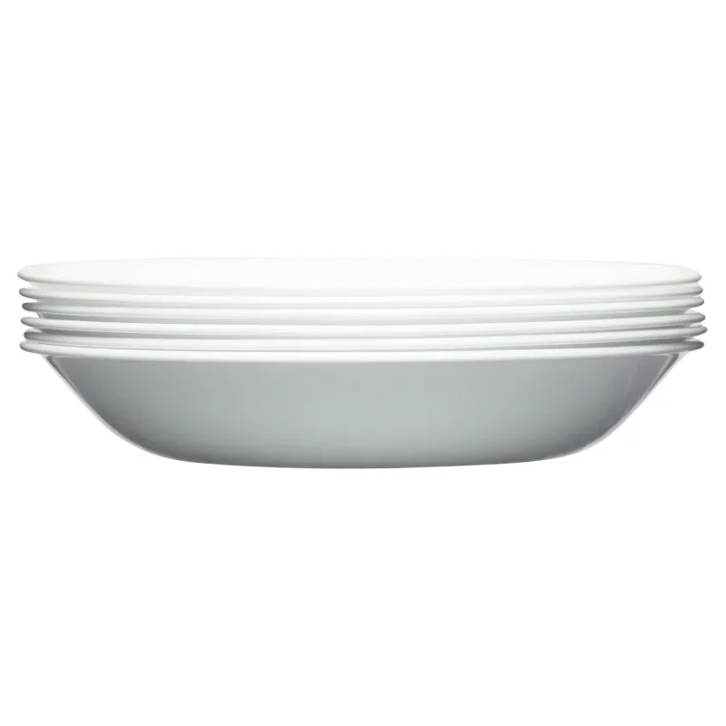 

Классический зимний морозно-белый, набор из 6 мисок для макаронных изделий, 20 унций