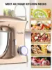 Kitchen Electric Stand Mixer, Facelle Cake Mixer for Baking 6-Speed 660W Tilt-Head Food Mixer with Beater, Dough Hook and Wire W 6