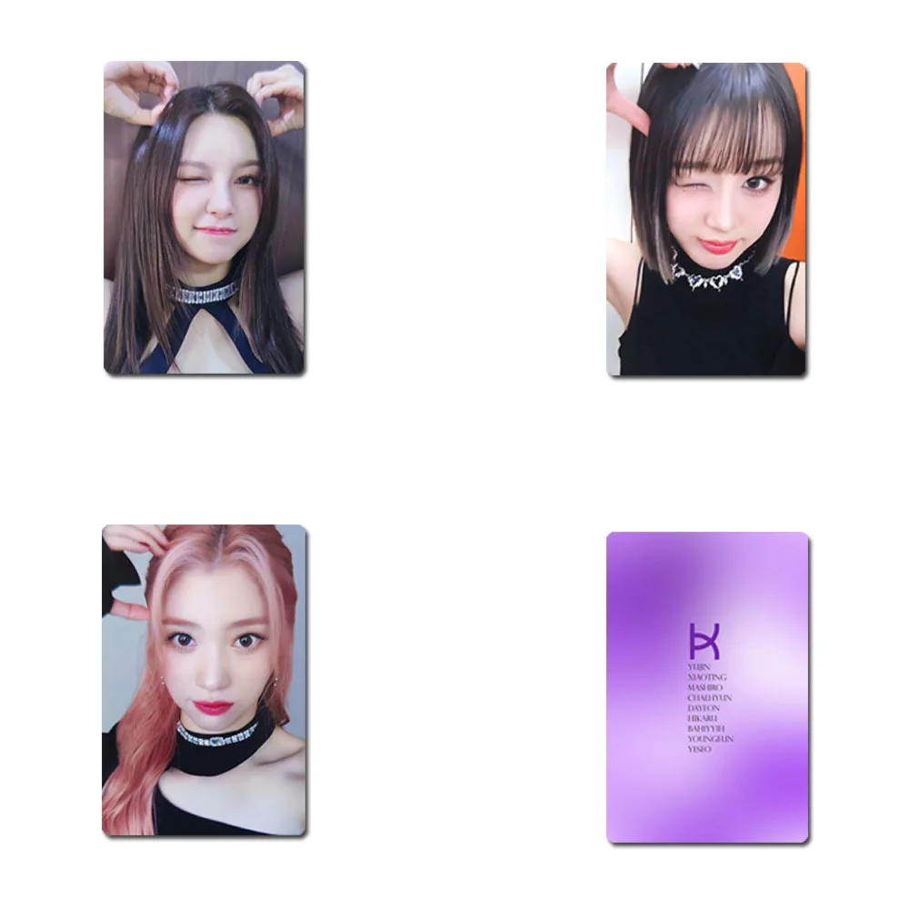 

9pcs/Set KPOP KEP1ER Magic Hour Album Photocards XiaoTing Paper Cards Makestar Random LOMO Card YuJin ChaeHyun DaYeon Fans Gifts