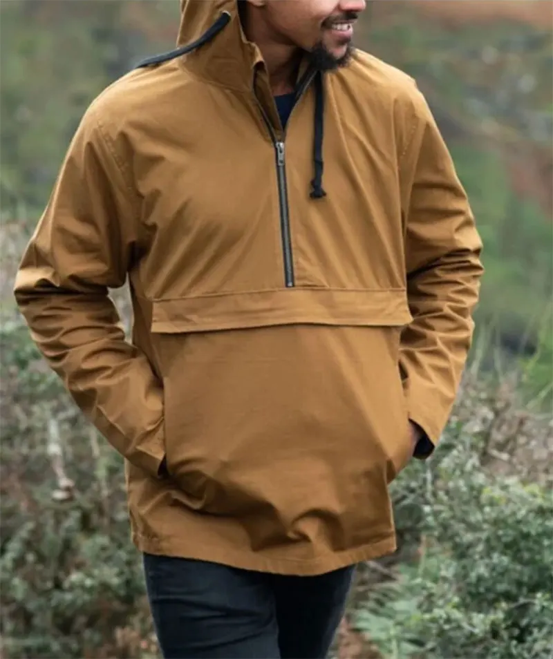 

Men’s Hoodie Waterproof Jackets Breathable Windbreakers Pullover Lightweight Outdoor Sweatshirt Hoodies Sport Running Zip Jacket