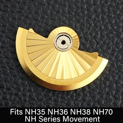 Automatic Hammer Balance Wheel with Rotor Design - NH35 NH36 (NO.2 gold)