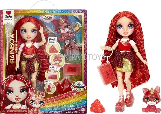thumbnail image 1 of Muñeca de moda Rainbow High Shadow Series Luna Madison Amaya Violet Skyler con mascota mágica y accesorios de moda Juguetes para niñas y niños, 1 of 5