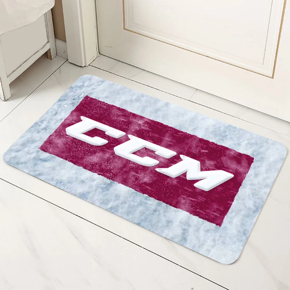 CCM Retro Ice Hockey Logo Doormat Image 4