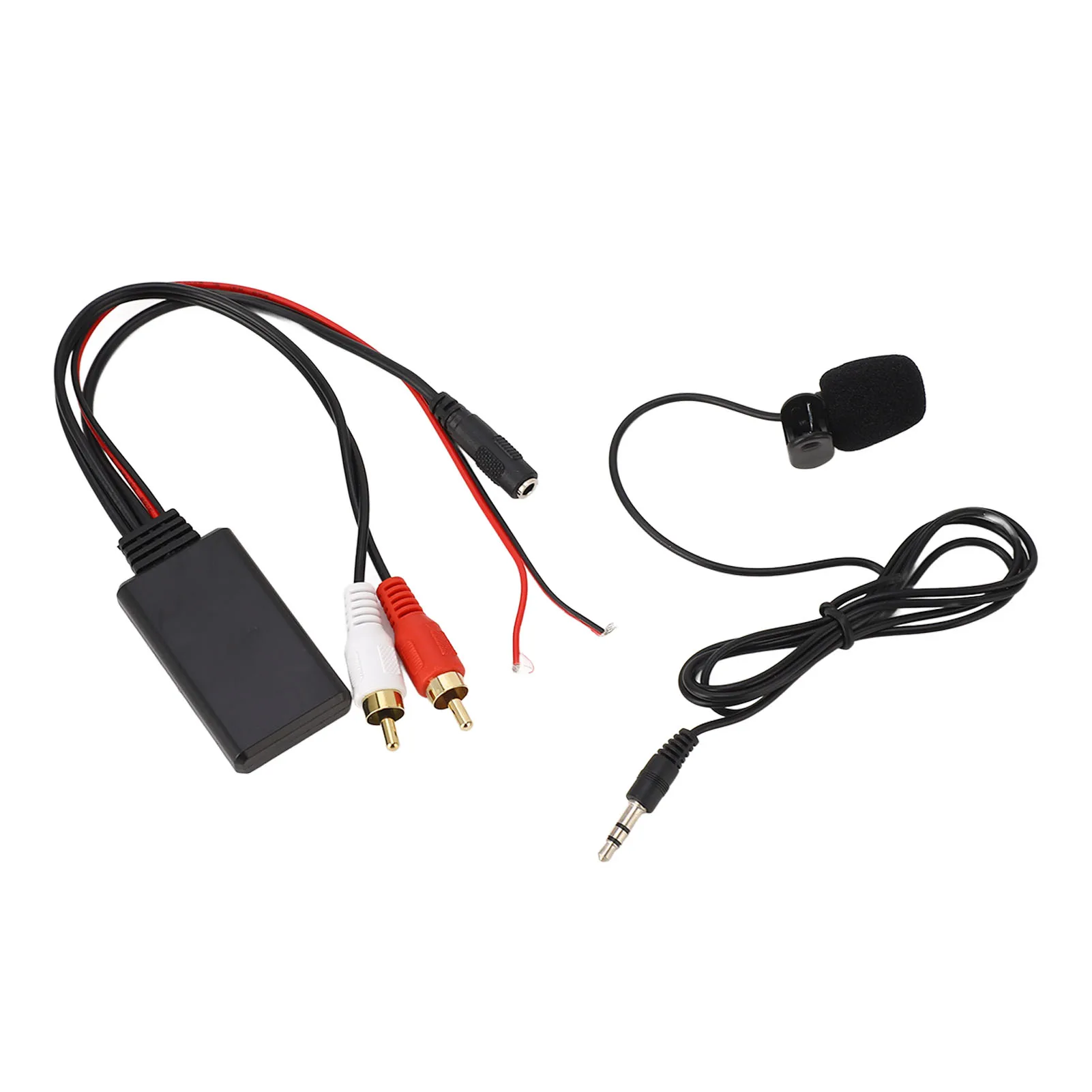 Adaptateur Bluetooth AUX Pour Auto - Compatible Alpine/Pioneer, Avec Micro, Connexion 2RCA - 4