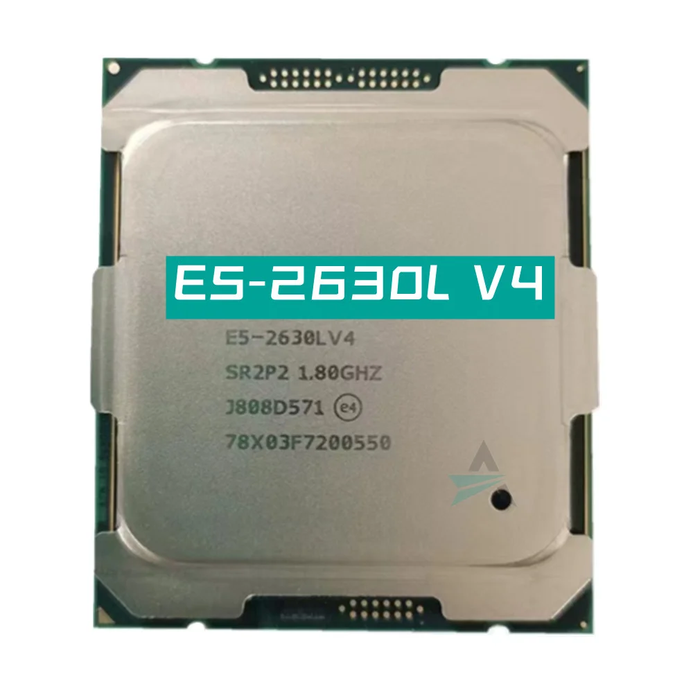 Processador Xeon-e52630l v4 180 Ghz 10 Núcleos 25m e5 2630l v4 Lga20113 55w Cpu de Baixa Potência Navio Livre