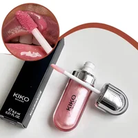 Kiko 3D Hydra Lip Gloss Non-fading Waterproof Blusher Moisturizing Shimmer Makeup Lip Gloss Lipstick Brun Pearly Mauve Liner 5