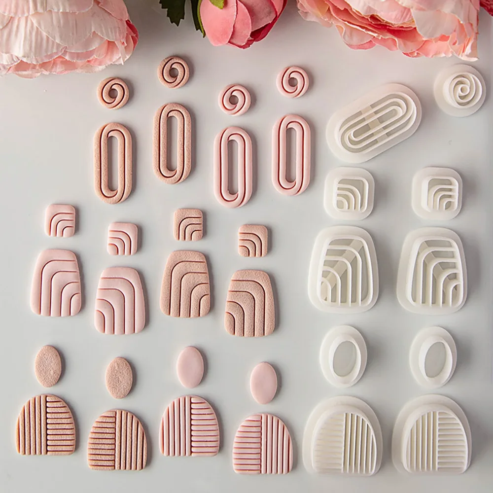 Polymer Clay Cutters Earrings Jewelry Pendant Pottery Tools
