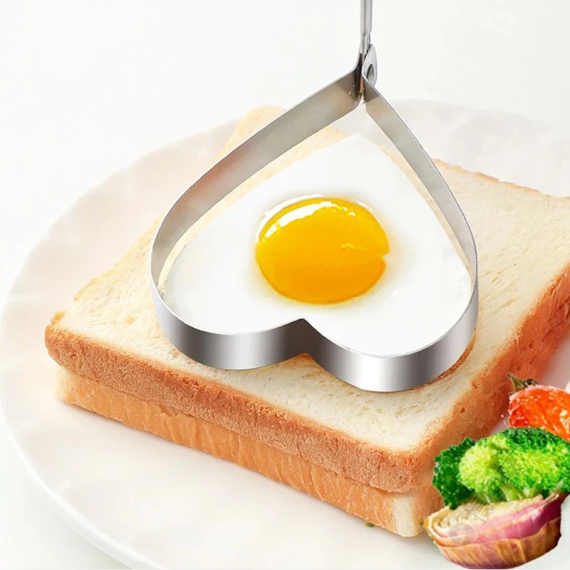 Moule à œufs au plat en forme de cœur, ustensile de cuisine