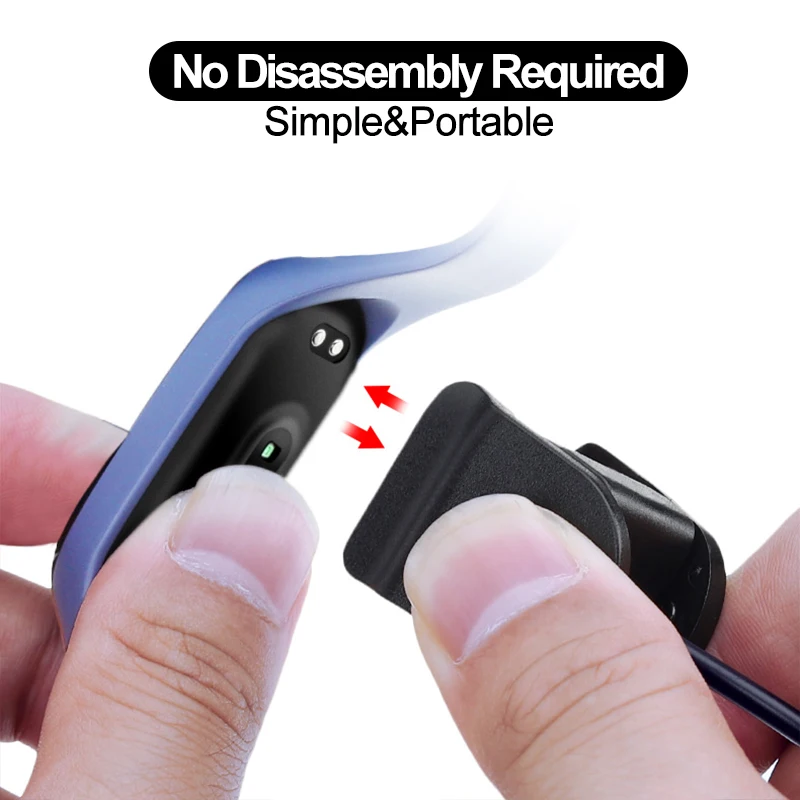 Portable USB Wire Magnetic Chargers USB Charger Adapter For Xiaomi Mi Band 7 Pro 6 5 4 3 2 USB Charging Cable Accessories 100cm