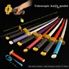 100cm One Piece Gravity Knife Stretchable Zoro Katanas Sword Model Cosplay Decompression Creative Retractable Sword Toy 5