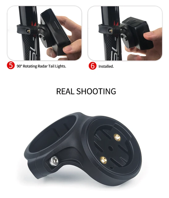 Supporto Reggisella Per Luce Posteriore Garmin Varia - Compatibile Con RTL515, RTL510, RVR315 - Foto 3