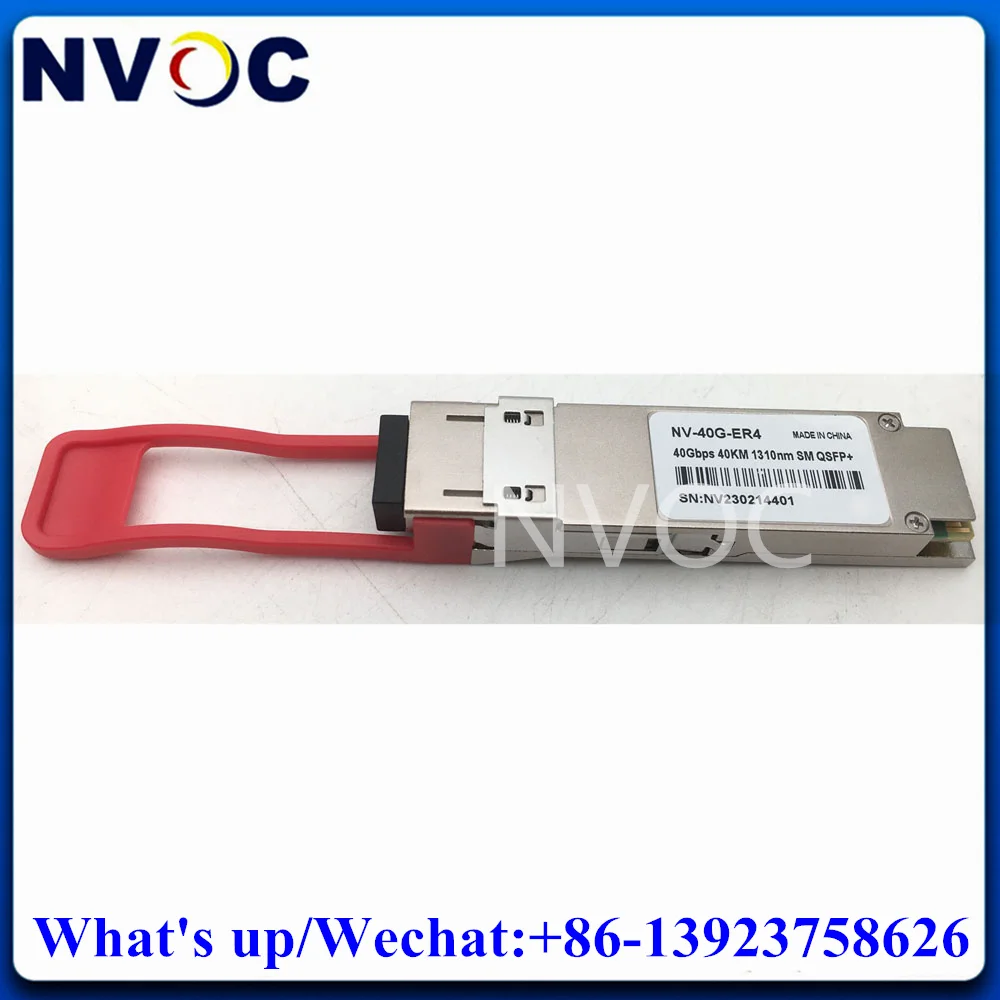 Qsfp-40G-Er4 40Gbps Qsfp + Er4(Eml + Apd),40Km, Modulo Lc Duplex Monomodale Compatibile Ricetrasmettitore Ottico In Fibra Muslimex Dom