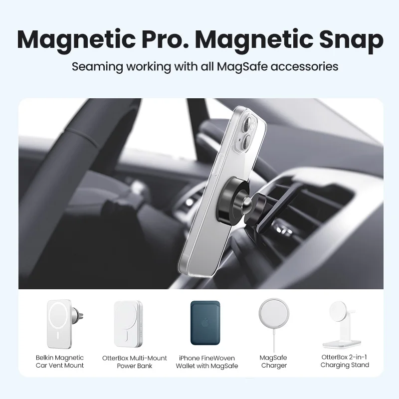 2 PACK Magnetic Wireless Charger Pad For Magsafe iPhone 16 15 14 13 12 Pro Max e