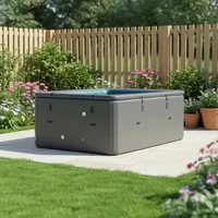 Piscine gonflable rectangulaire extérieure sur mesure de 3x2x1,2 m, avec pompe à air, idéale pour les activités aquatiques en famille en été 1
