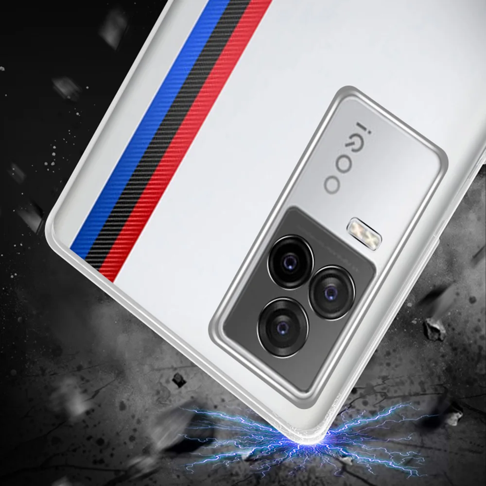 Transparent Shockproof Soft TPU Silicone Phone Case - Clear Back Cover Coque
