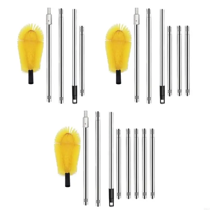 50LF Telescopic Gutter Cleaner Easy to Use Brush for Cleaning Rooftop Drainage