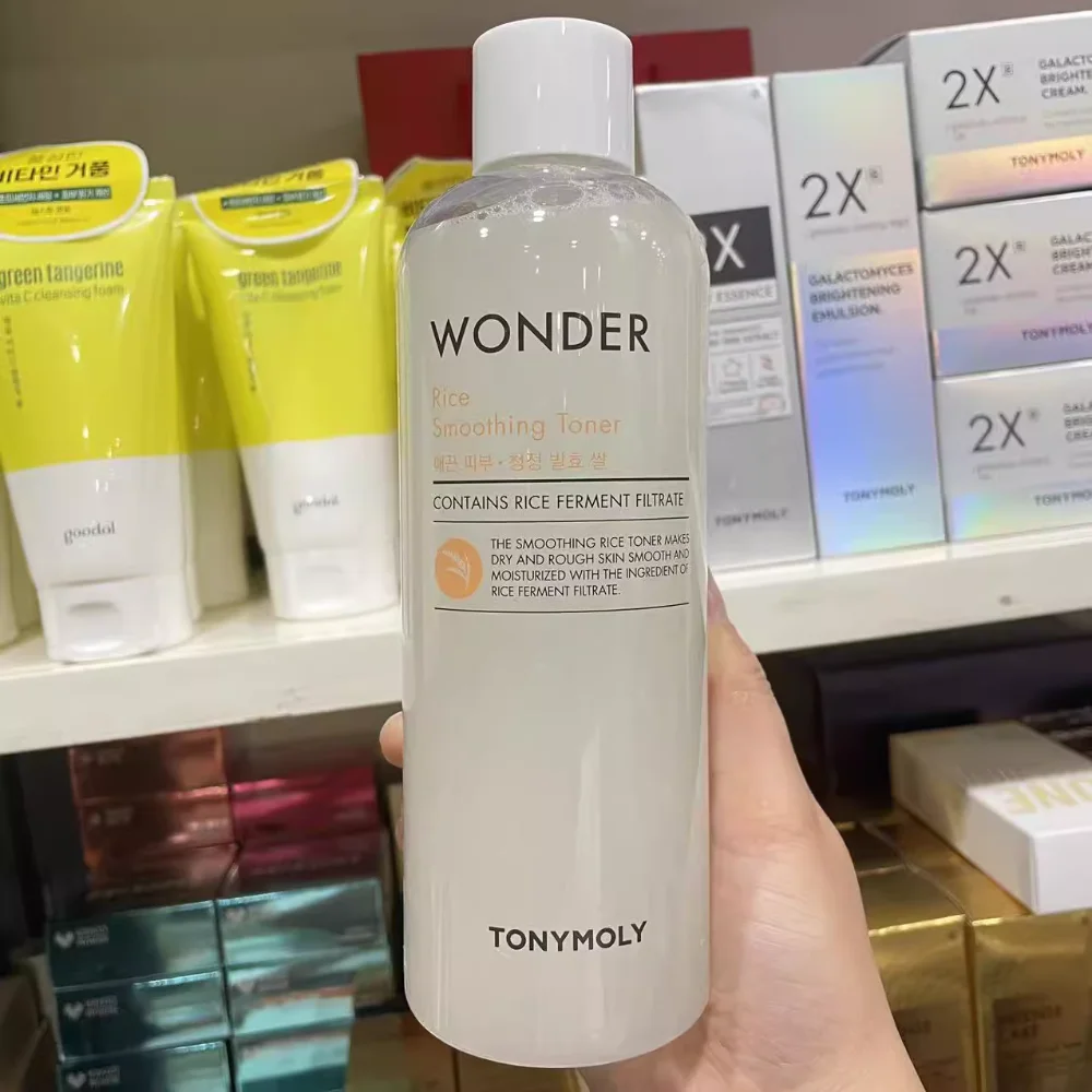 

Korea Tonymoly Wonder Rice Smoothing Toner 500ml Moisturizing Refreshing Nourishing Improve Roughness Hydration Facial Skin Care